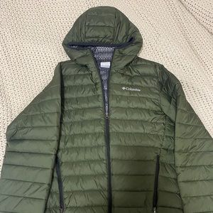 Columbia Puff Jacket Olive Green